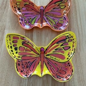 CB2 Andy Warhol Butterfly Plates